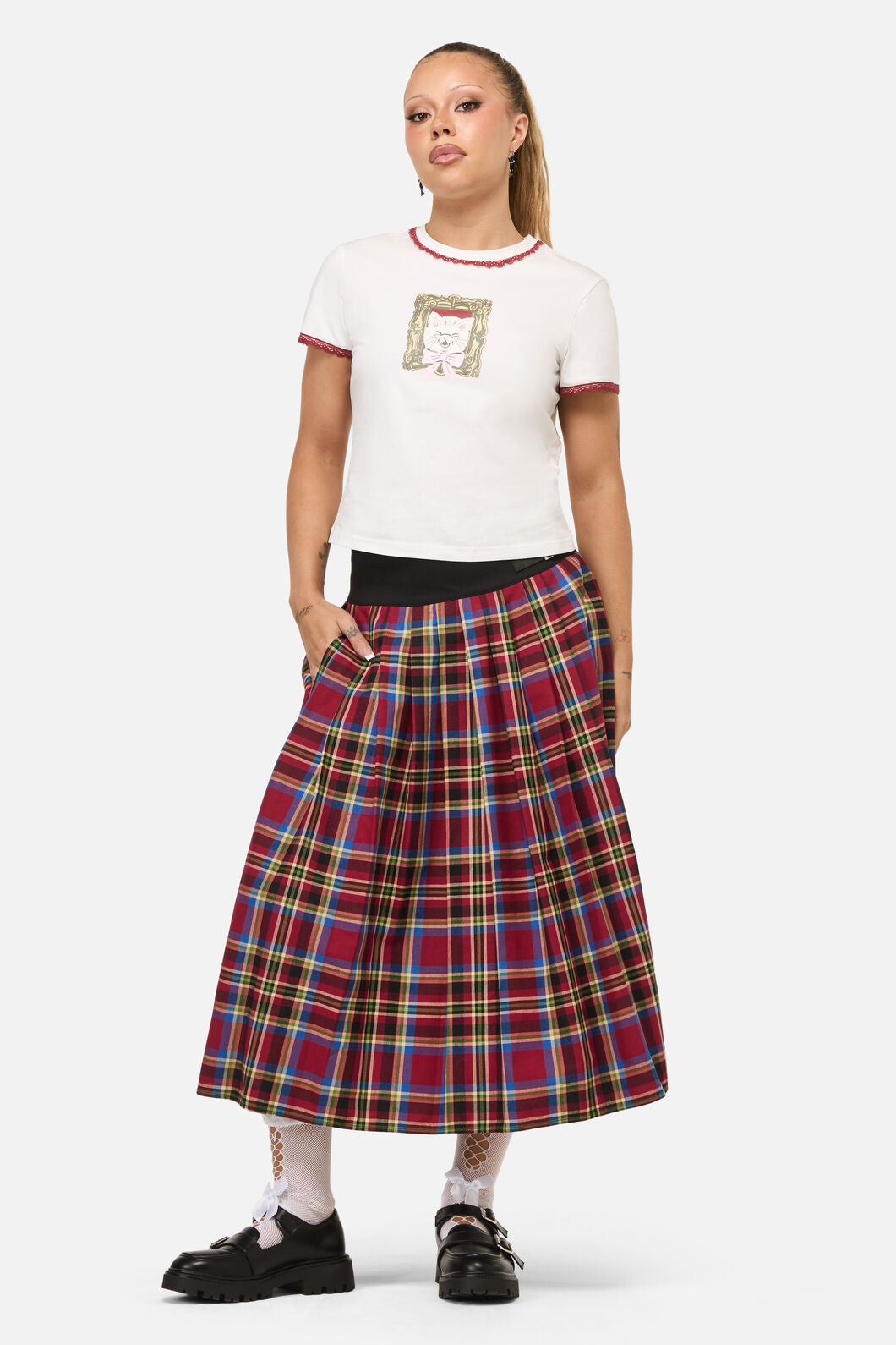 Dangerfield - Tito Cat Tee - cream