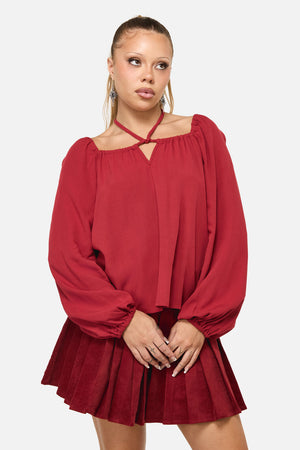 Dangerfield - Mii Blouse - red