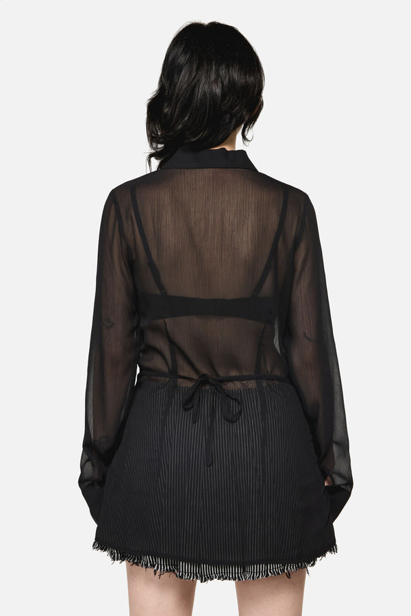 Dangerfield - Serpent Goth Blouse - black