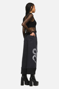 Dangerfield - Slithering Goth Jean - black