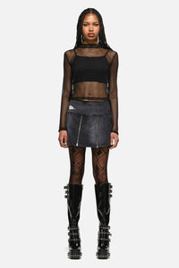 Dangerfield - Slithering Goth Skort - black
