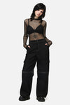 Dangerfield - Serpent Goth Cargo Pant - black
