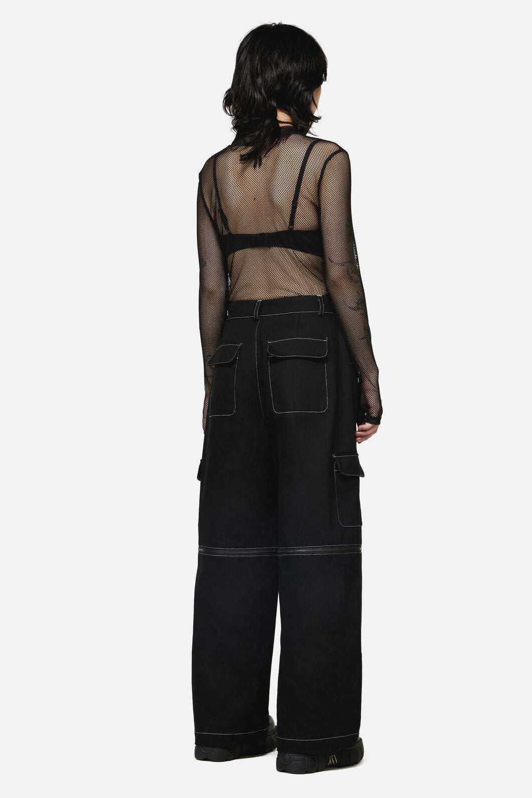 Dangerfield - Serpent Goth Cargo Pant - black