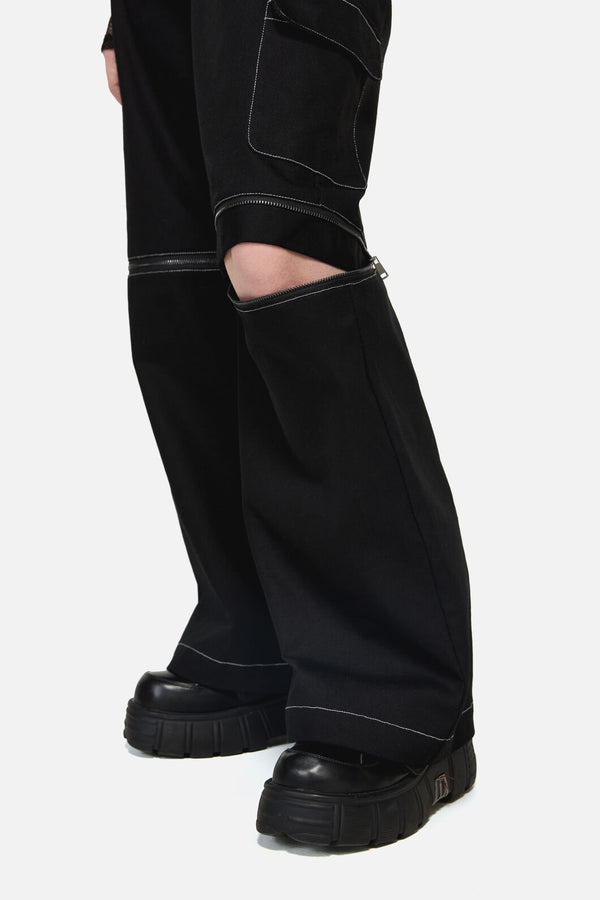Dangerfield - Serpent Goth Cargo Pant - black