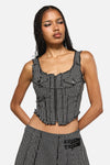 Dangerfield - Medusa Punk Corset - black