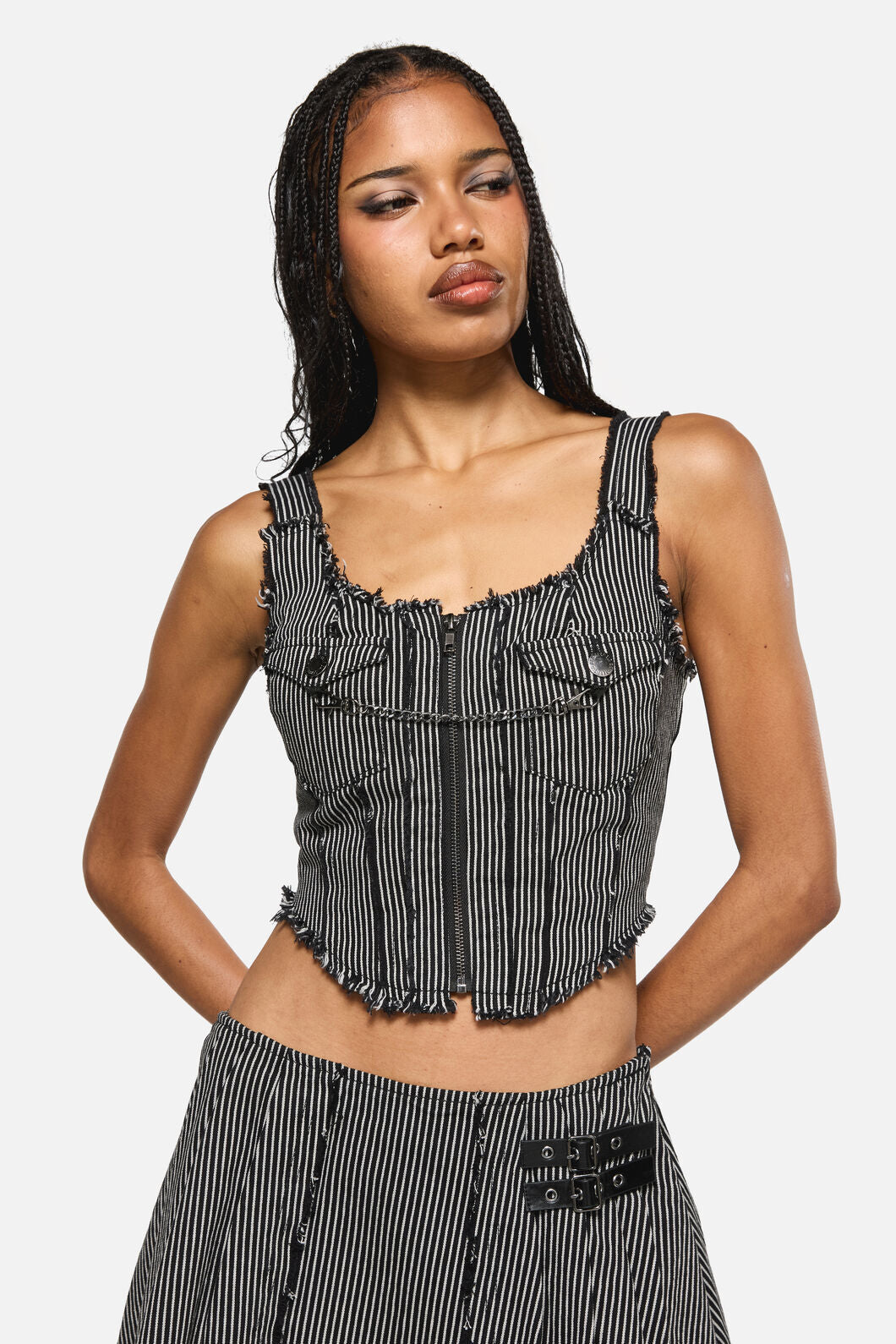 Dangerfield - Medusa Punk Corset - black