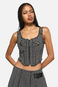 Dangerfield - Medusa Punk Corset - black