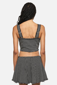 Dangerfield - Medusa Punk Corset - black
