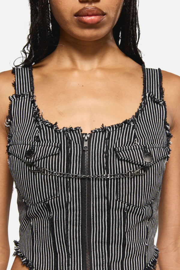 Dangerfield - Medusa Punk Corset - black