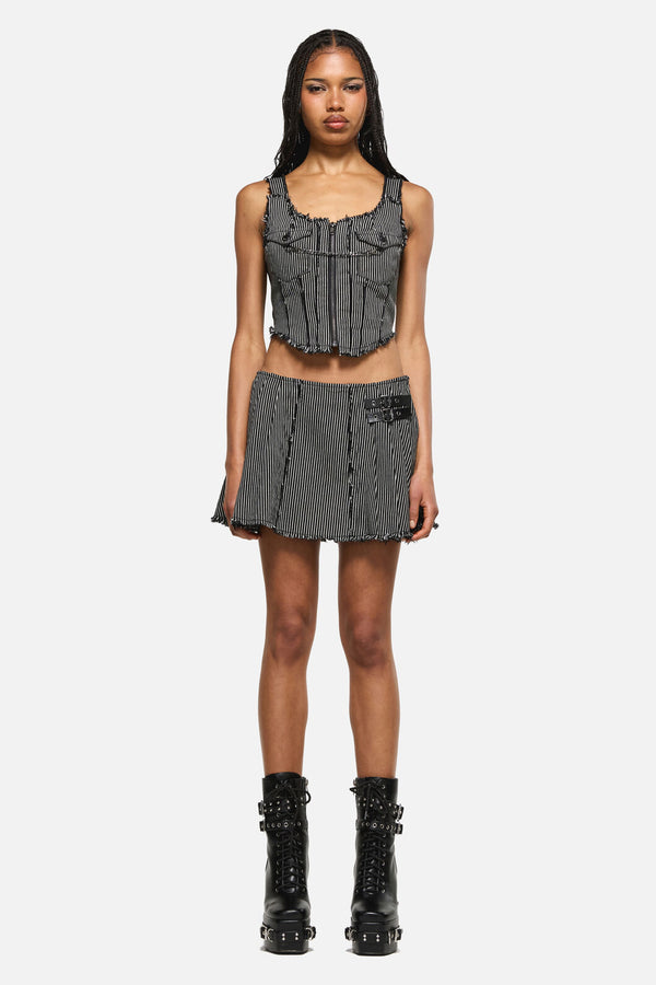 Dangerfield - Medusa Punk Corset - black