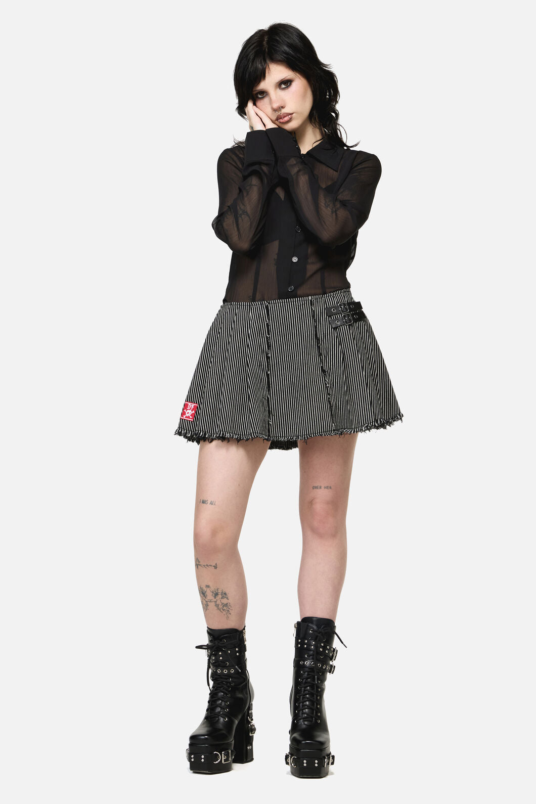 Dangerfield - Medusa Punk Skort - black
