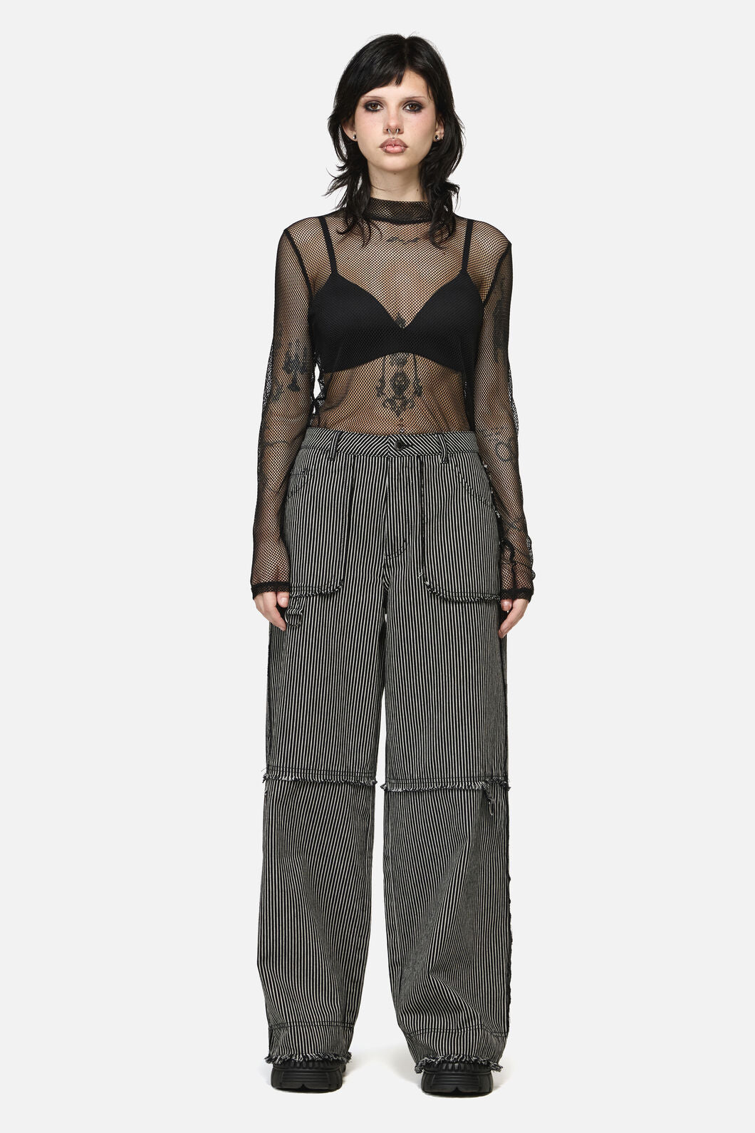 Dangerfield - Medusa Punk Cargo Jean - black