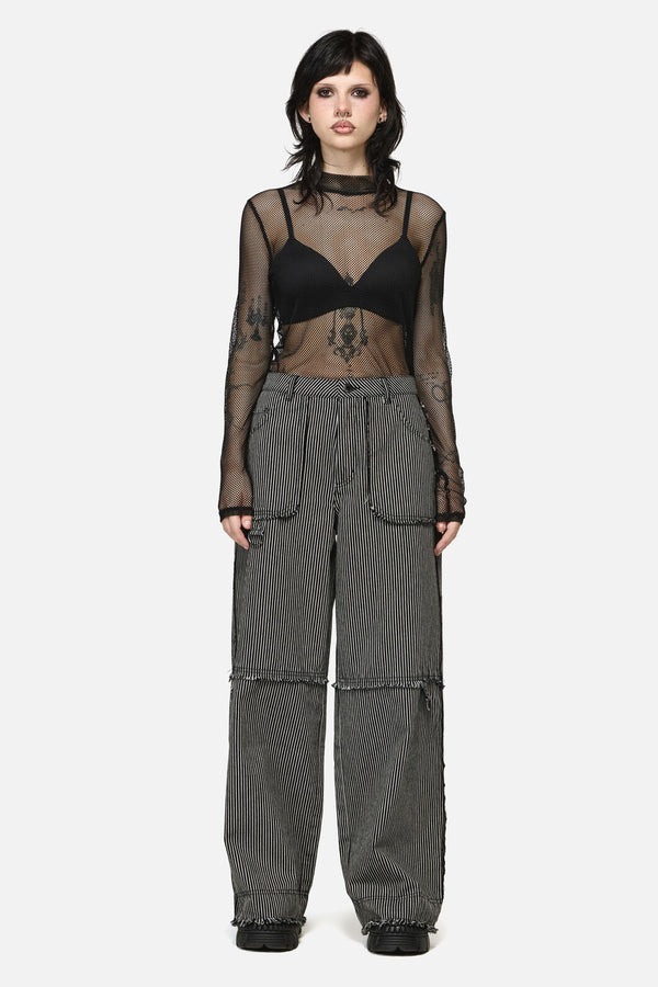 Dangerfield - Medusa Punk Cargo Jean - black