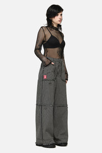 Dangerfield - Medusa Punk Cargo Jean - black