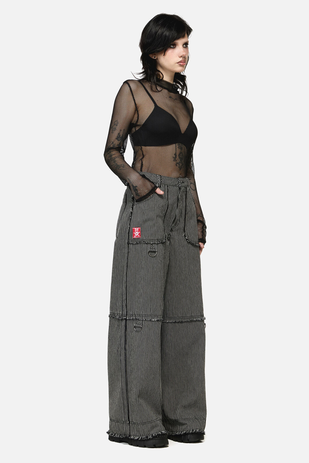 Dangerfield - Medusa Punk Cargo Jean - black