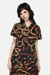 Dangerfield - Reptilian Print Blouse - multi