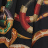 Reptilian Print Midi Skirt