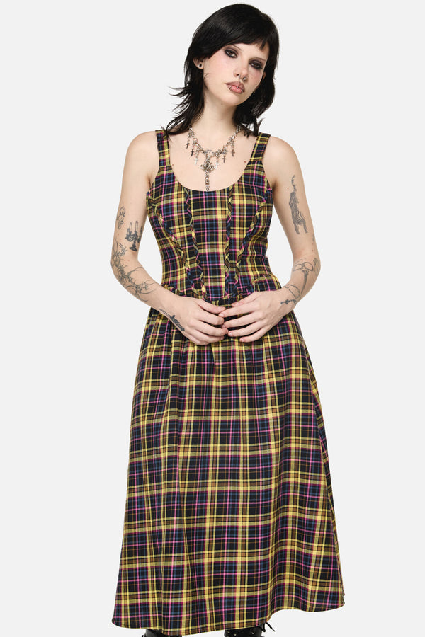 Dangerfield - Forest Dweller Tartan Dress - multi