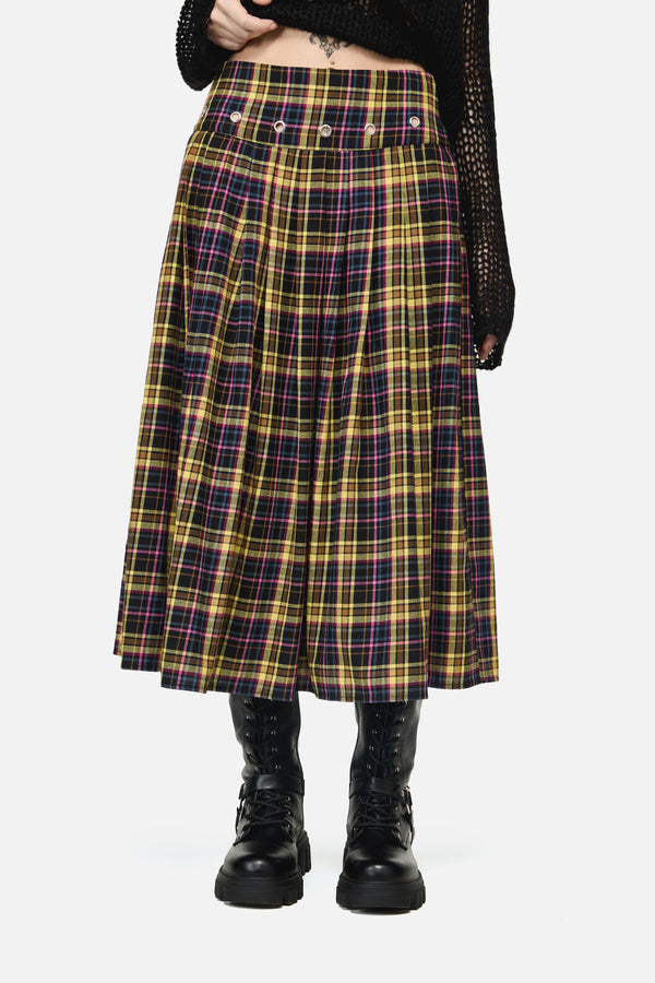 Dangerfield - Forest Dweller Tartan Skirt - multi