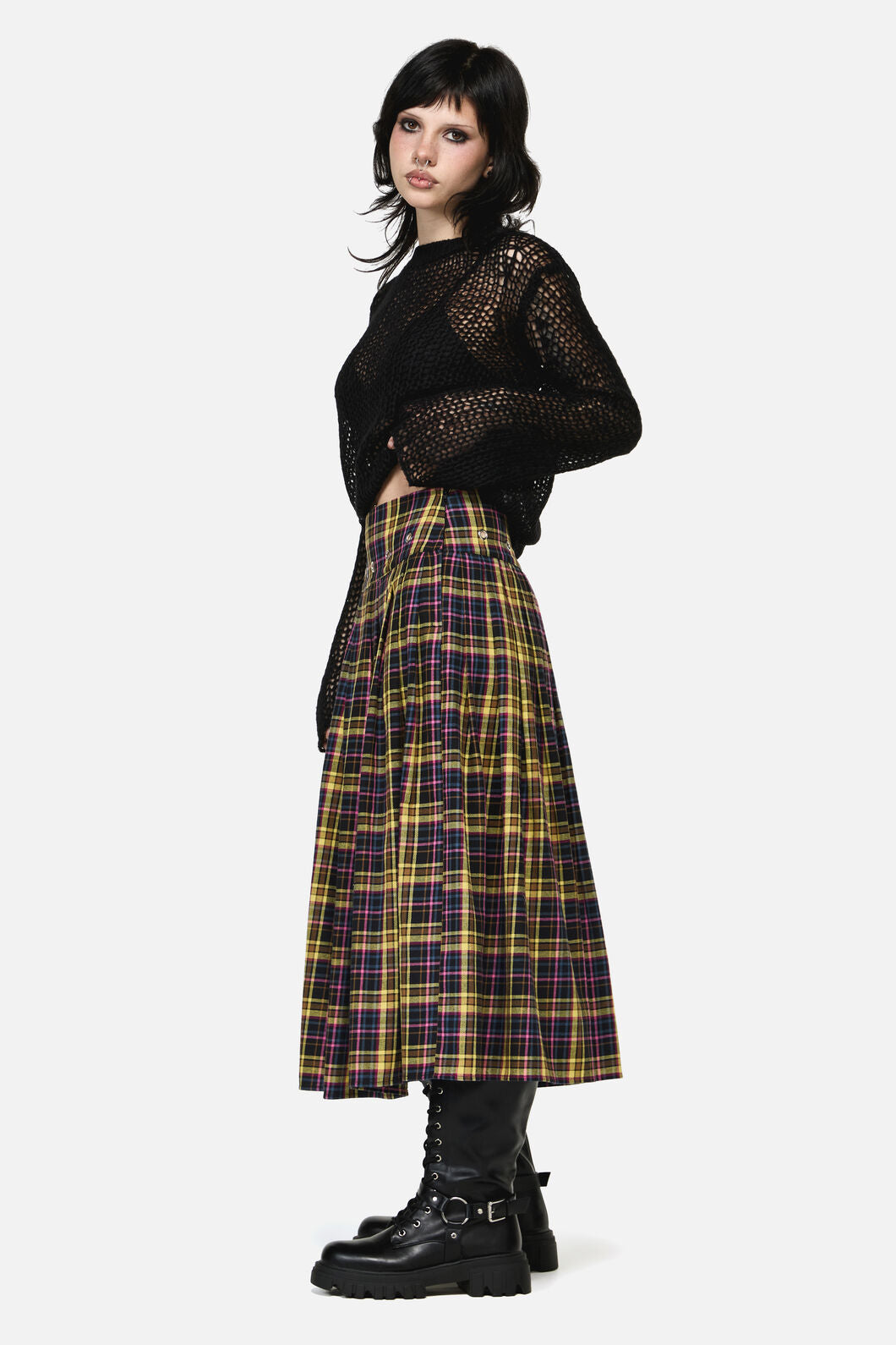Dangerfield - Forest Dweller Tartan Skirt - multi