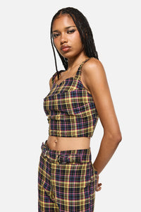 Dangerfield - Forest Dweller Tartan Corset - multi