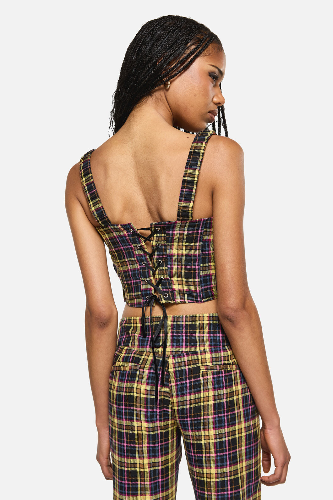 Dangerfield - Forest Dweller Tartan Corset - multi