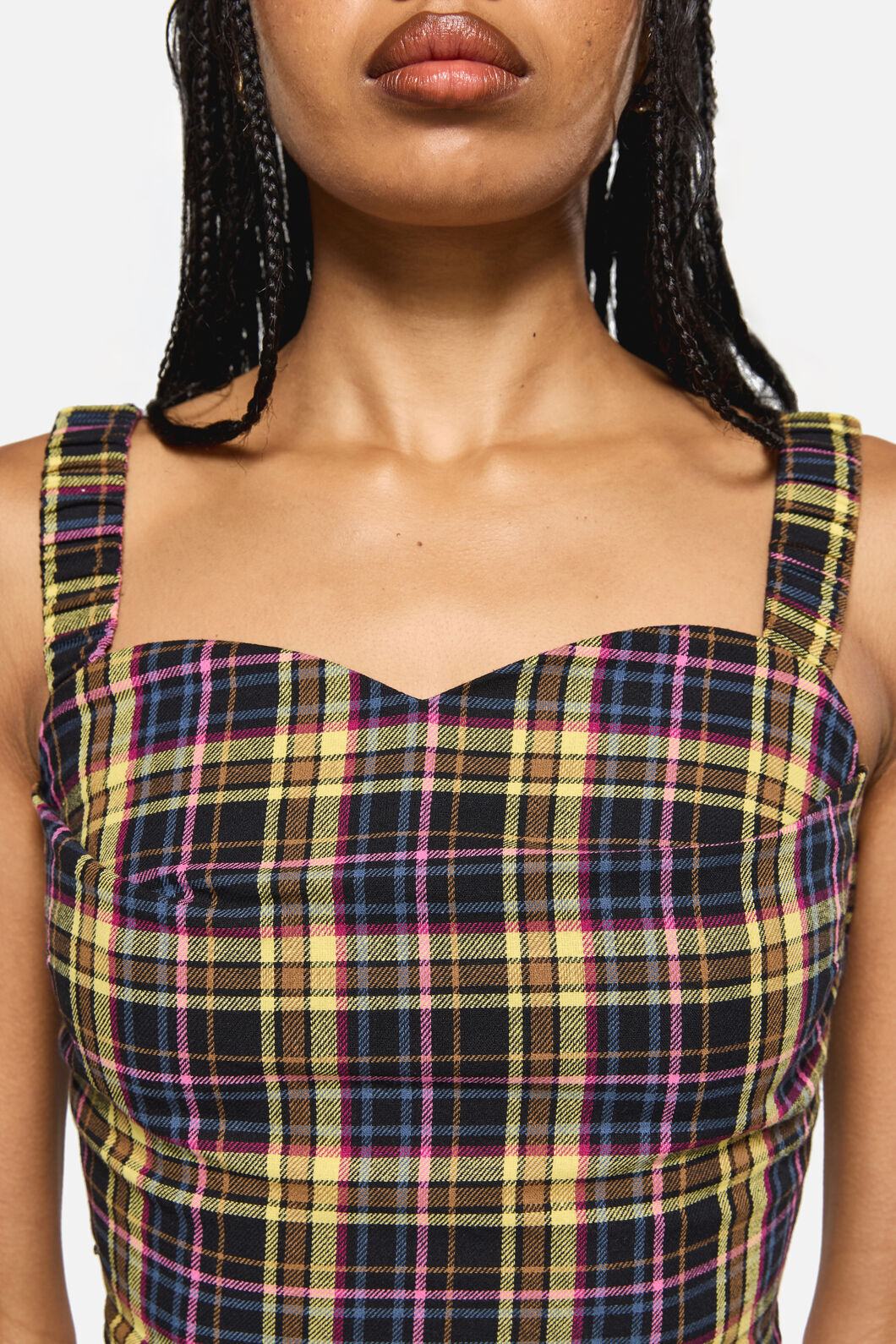 Dangerfield - Forest Dweller Tartan Corset - multi