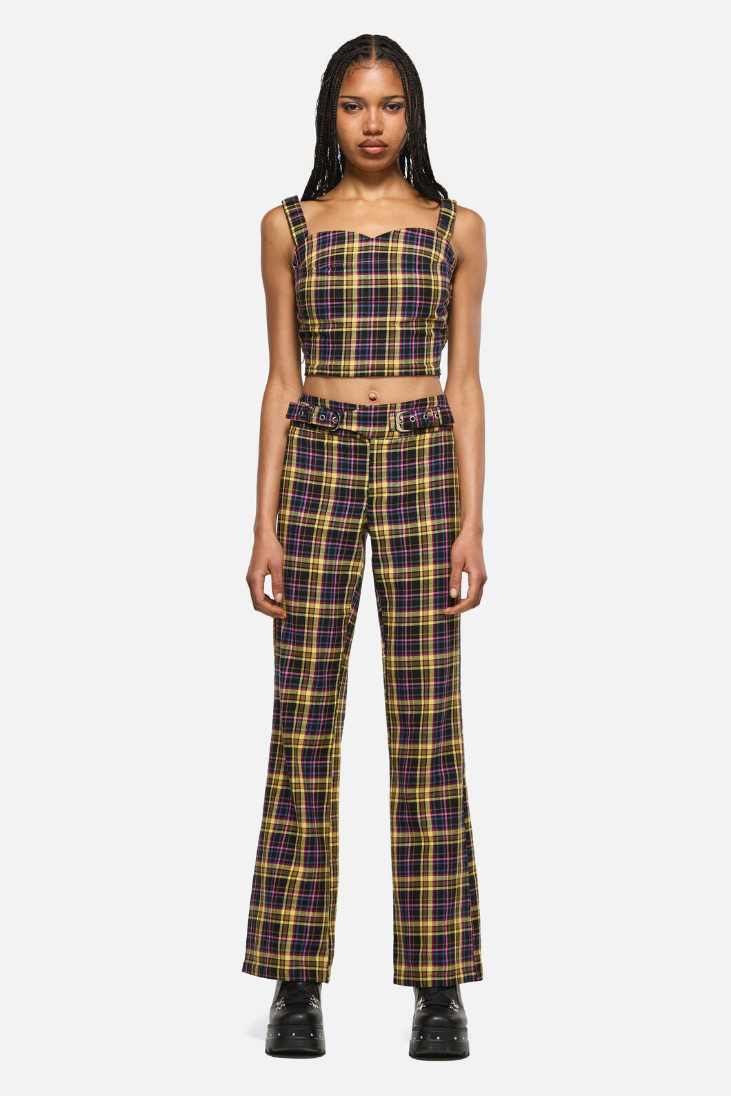 Dangerfield - Forest Dweller Tartan Corset - multi