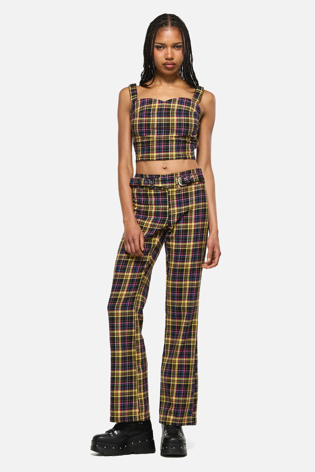 Dangerfield - Forest Dweller Tartan Corset - multi