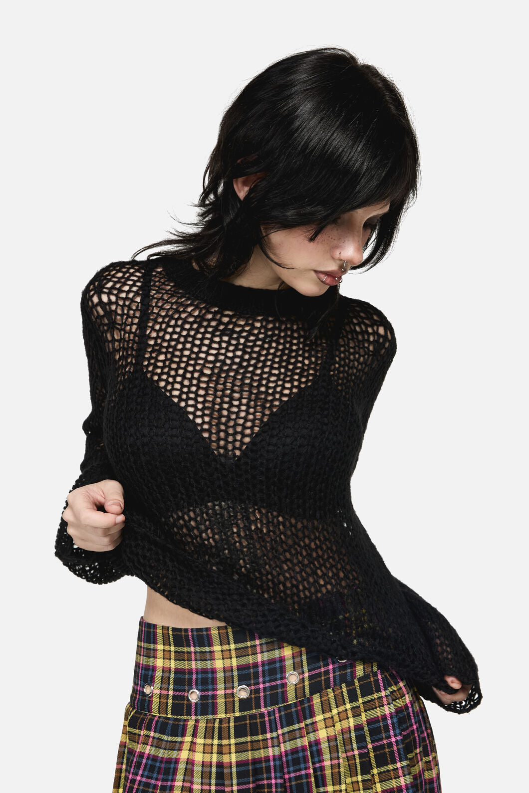 Dangerfield - Serpent Goth Knit - black