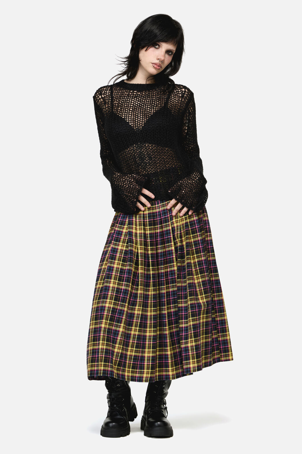 Dangerfield - Serpent Goth Knit - black