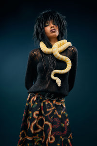 Dangerfield - Serpent Goth Knit - black