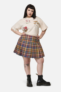 Dangerfield - Curve Alchemy Tartan Skort - multi