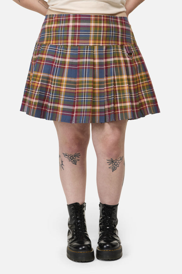 Dangerfield - Curve Alchemy Tartan Skort - multi
