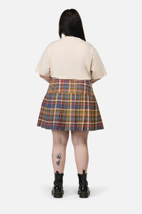 Dangerfield - Curve Alchemy Tartan Skort - multi