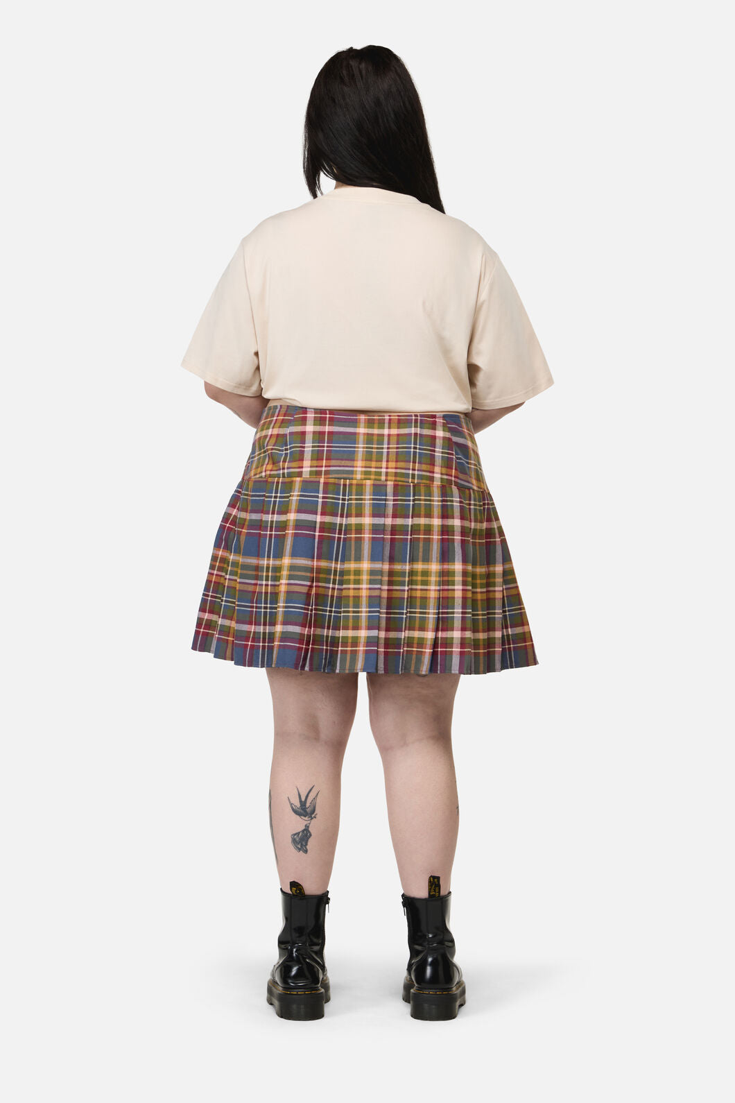 Dangerfield - Curve Alchemy Tartan Skort - multi