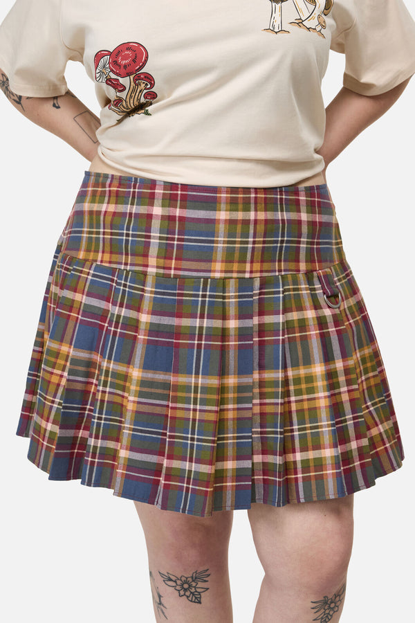 Dangerfield - Curve Alchemy Tartan Skort - multi