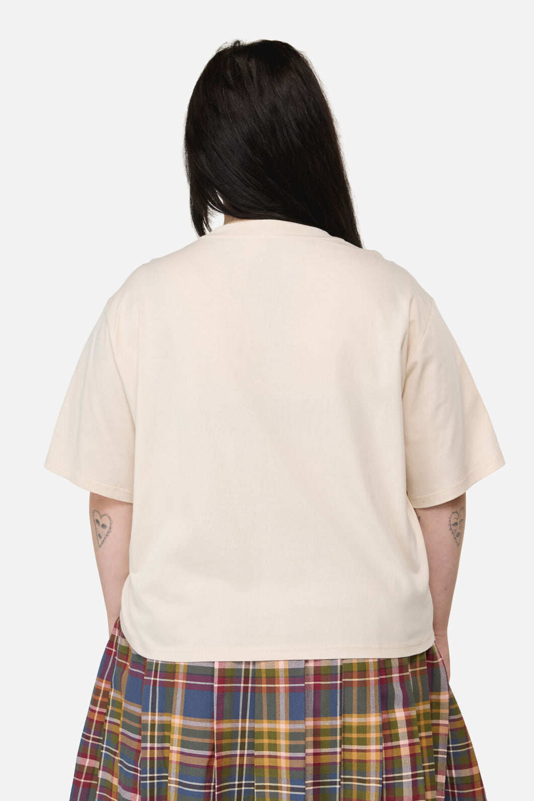 Dangerfield - Curve Mushie Print Tee - cream