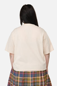 Dangerfield - Curve Mushie Print Tee - cream