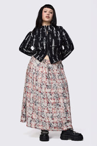 Dangerfield - Curve Dagger Goth Zip Cardigan - black