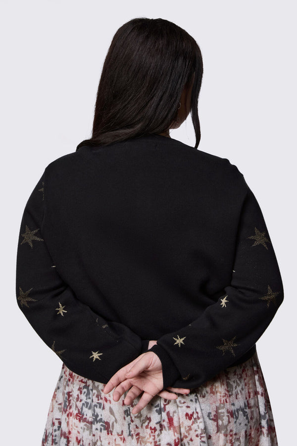 Dangerfield - Curve Official Portrait Cardigan - black