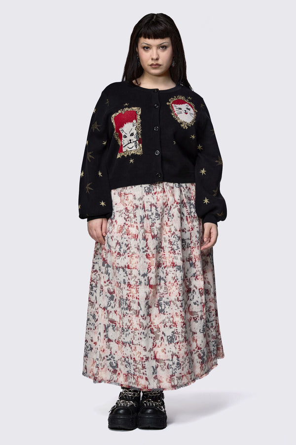 Dangerfield - Curve Official Portrait Cardigan - black