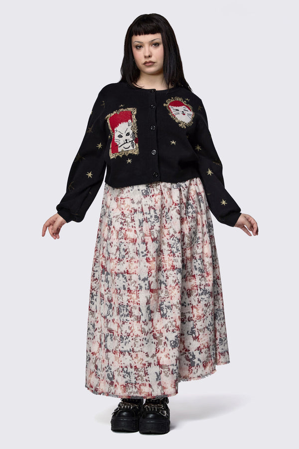 Dangerfield - Curve Official Portrait Cardigan - black