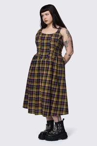 Dangerfield - Curve Forest Dweller Tartan Dress - multi