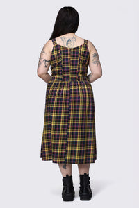 Dangerfield - Curve Forest Dweller Tartan Dress - multi