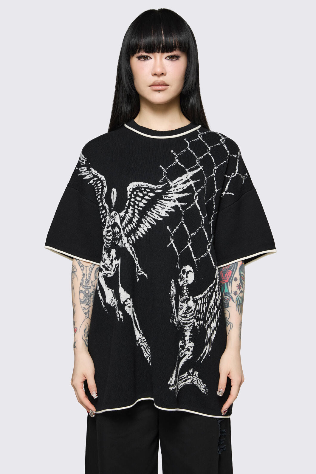 Dangerfield - Archangel Oversize Knit Jumper - black