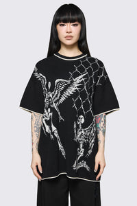 Dangerfield - Archangel Oversize Knit Jumper - black