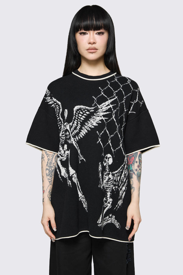 Dangerfield - Archangel Oversize Knit Jumper - black