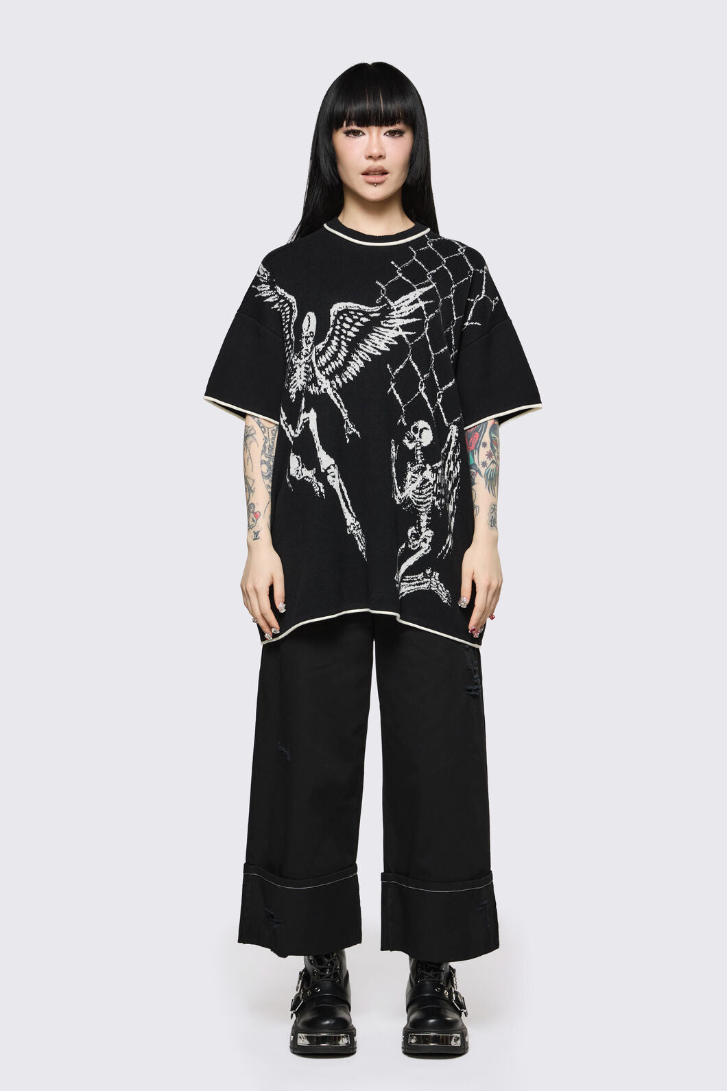 Dangerfield - Archangel Oversize Knit Jumper - black