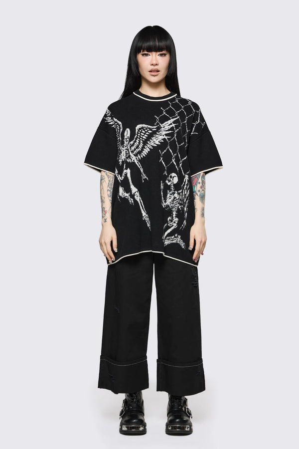 Dangerfield - Archangel Oversize Knit Jumper - black